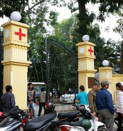 Cổng bệnh viện K2 Tam Hiệp, Thanh Trì, Hà Nội