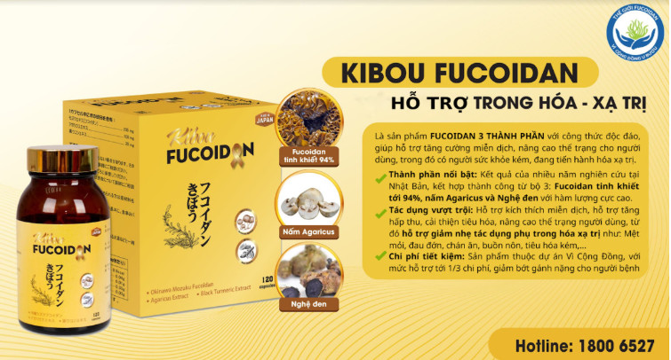 Kibou Fucoidan - bạn đồng hành của bệnh nhân u bướu