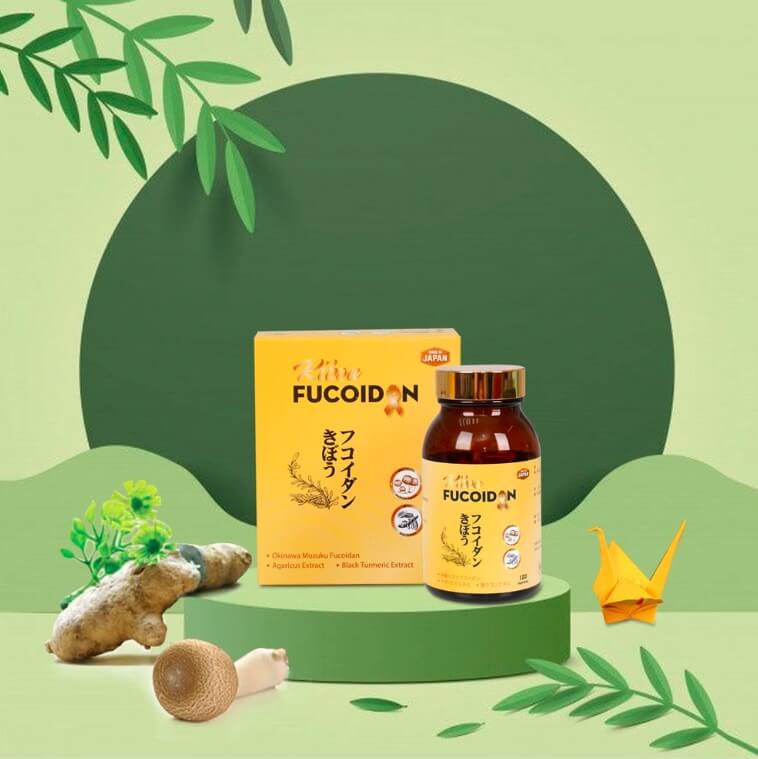 Kibou Fucoidan - Fucoidan Nghệ đen