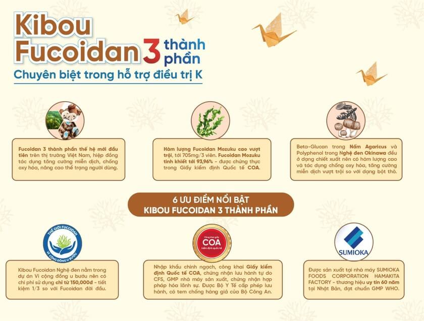 Báo Pháp luật đưa tin về Kibou Fucoidan - Bước tiến vượt bậc từ Fucoidan Thế hệ mới Ưu điểm vượt trội của Kibou Fucoidan