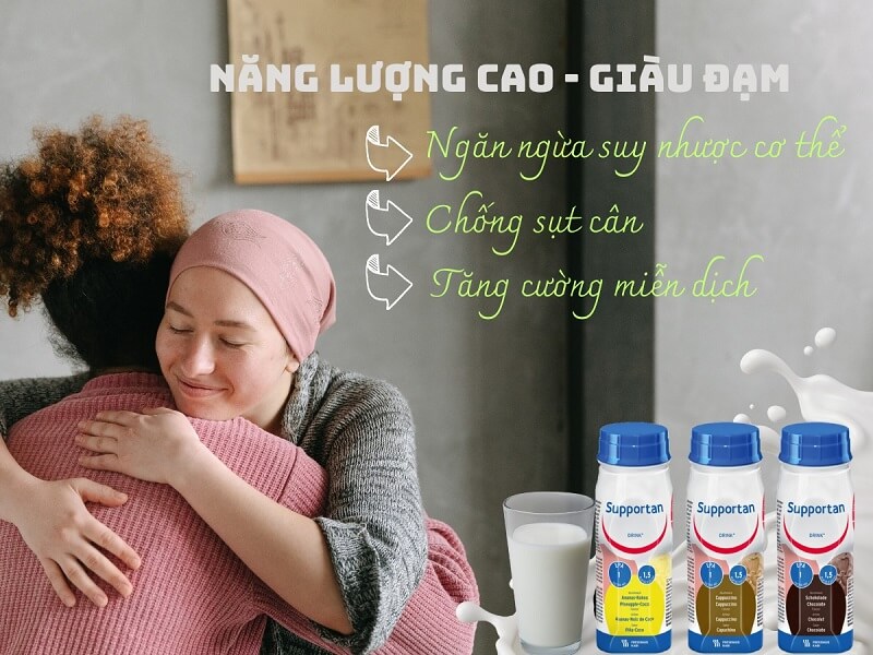Top 9 loại sữa dành cho người ung thư dạ dày Sữa Supportan