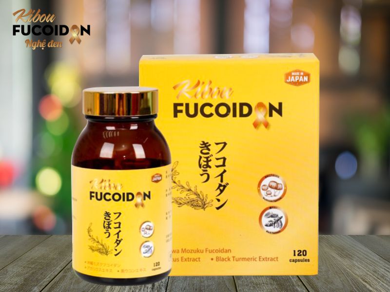Kibou Fucoidan - Fucoidan Nghệ đen hỗ trợ phục hồi sức khỏe, tăng cường miễn dịch cho bệnh nhân ung thư gan