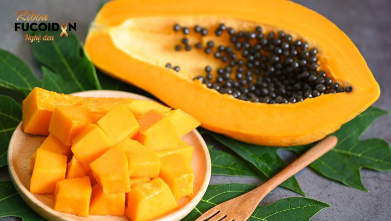 Top 12 loại hoa quả bệnh nhân ung thư gan nên ăn Quả đu đủ
