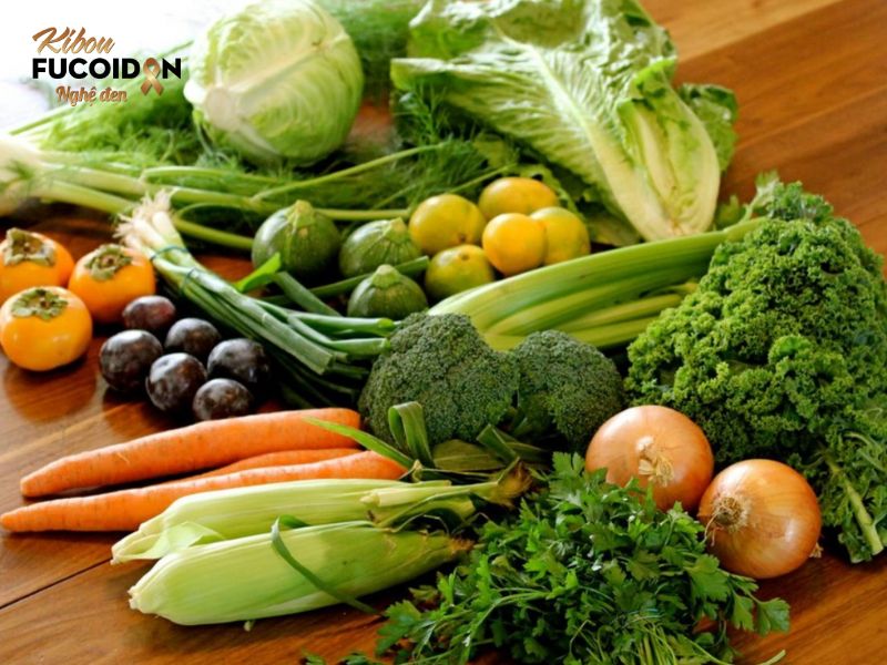 Rau củ - thực phẩm giàu dưỡng chất bệnh nhân ung thư phổi nên bổ sung