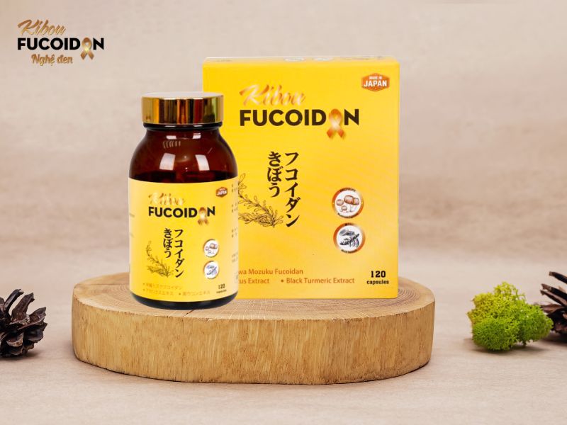 Kibou Fucoidan - Fucoidan Nghệ đen 3 thành phần Kibou Fucoidan - Fucoidan Nghệ đen 3 thành phần