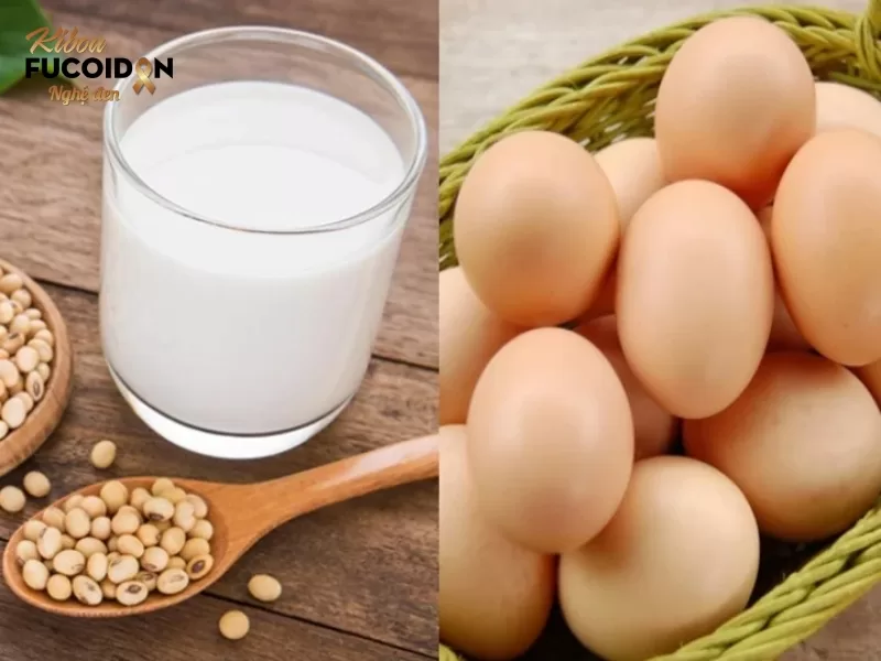 Giải đáp: Bị ung thư có nên uống sữa đậu nành không? Protein trong lòng trắng trứng kết tủa khi kết hợp với sữa đậu nành, gây khó tiêu hóa