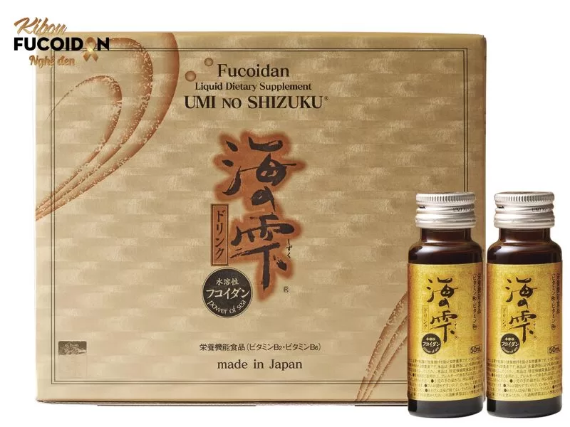 Fucoidan nước có đắt không? Có nên sử dụng không? Fucoidan Umi no Shizuku nước