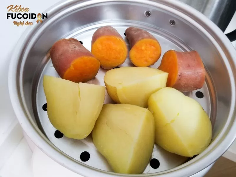 Ung thư tuyến giáp có ăn khoai lang được không? Hấp là là cách chế biến tốt nhất để giữ nguyên vẹn dưỡng chất trong khoai lang