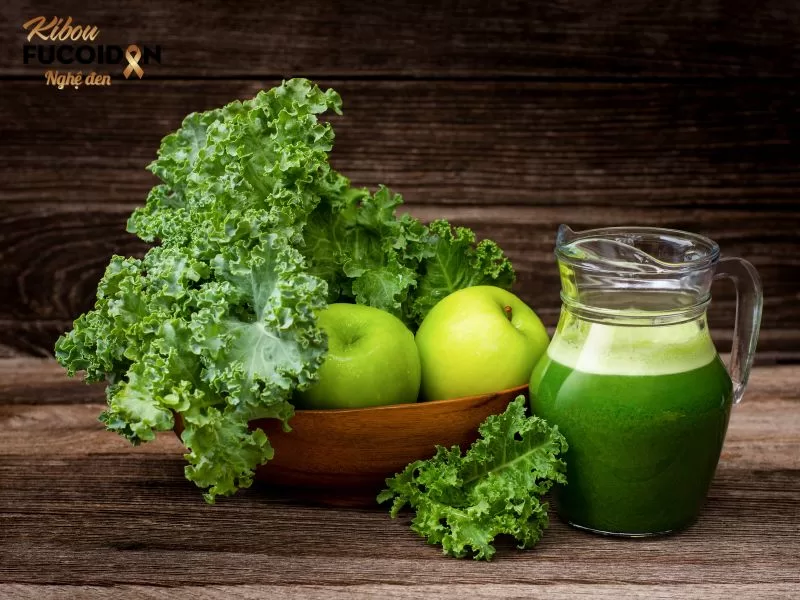 Nước ép rau cải chứa nhiều chất chống oxy hóa
