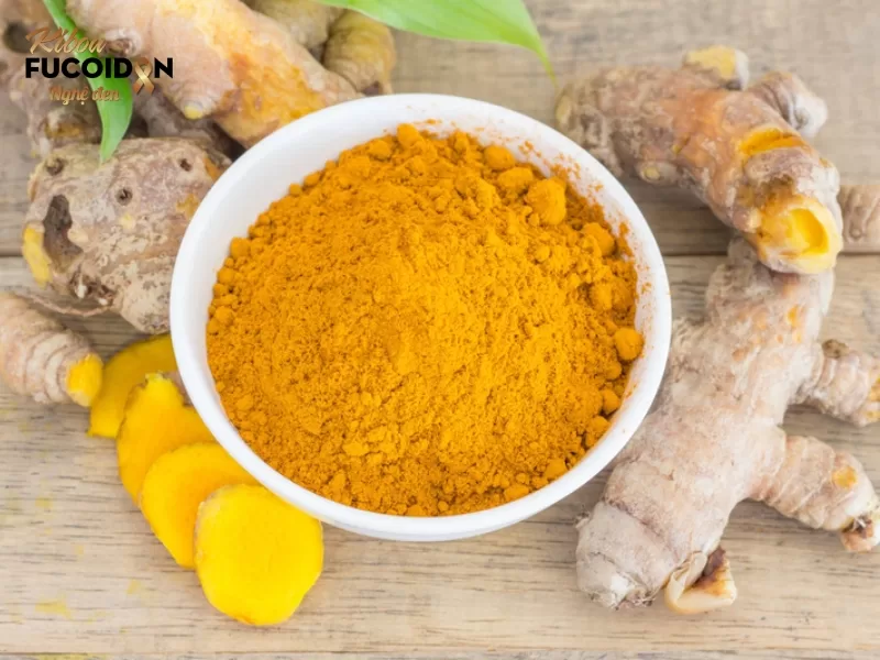 Củ nghệ chứa các nhiều chống oxy hóa dồi dào