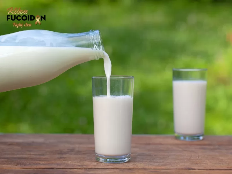 Sữa có giá trị dinh dưỡng cao và dễ tiêu hoá nên rất tốt cho bệnh nhân ung thư cổ tử cung để bổ sung dinh dưỡng